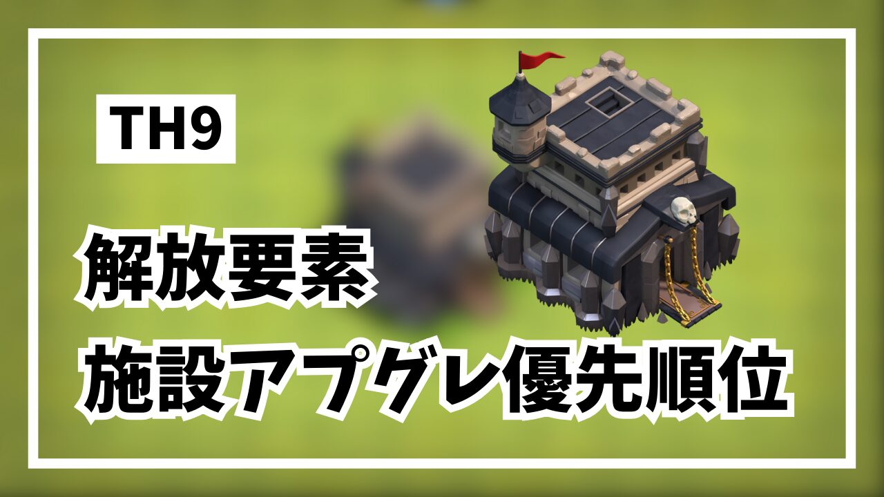 TH9優先順位